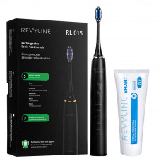 Набор Revyline RL 015 черная + Зубная паста Revyline Smart, 75 г