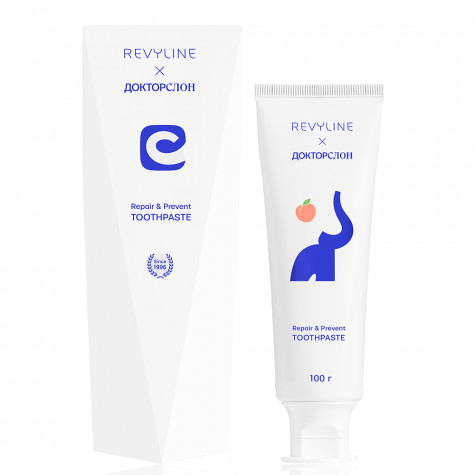 Зубная паста Revyline & Доктор Слон Peach Ice Tea, 100 г